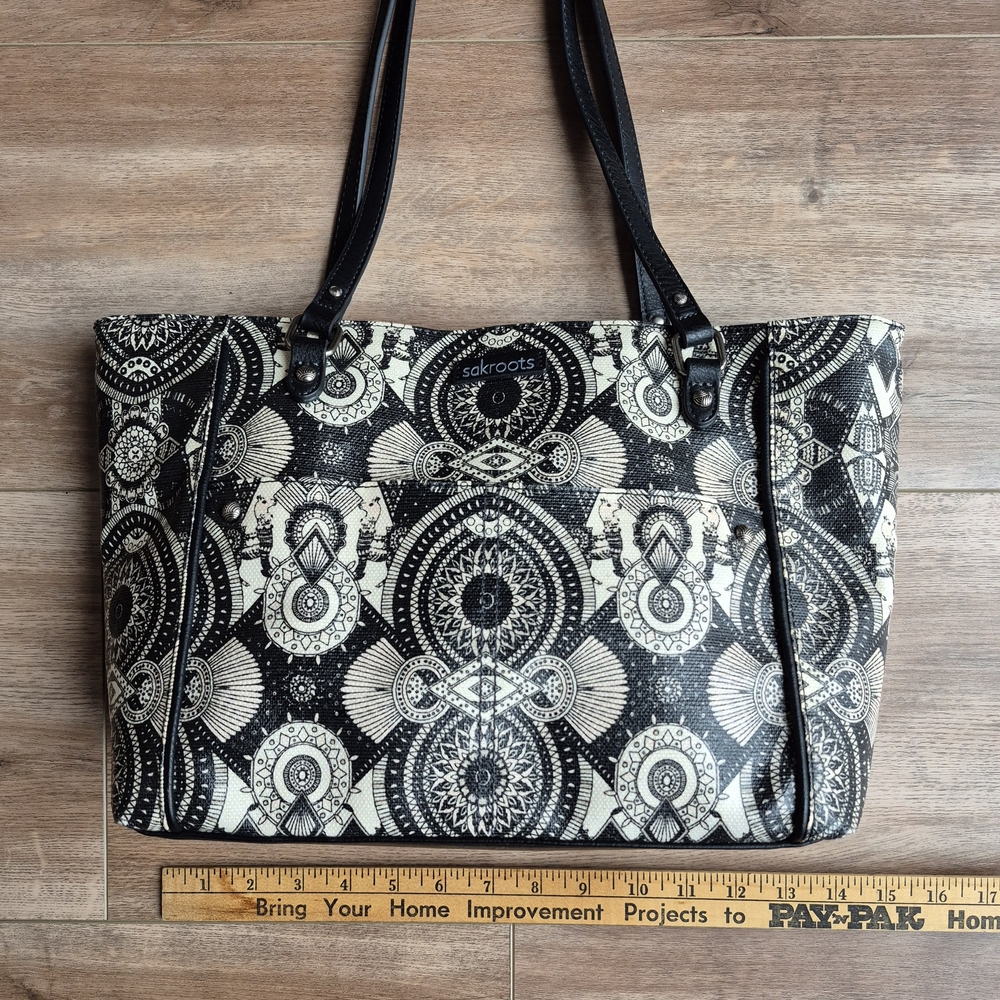 Sakroots Artist Circle Metro Tote Bag Wanderlust Print Eco-Twill Vegan - Picture 4 of 5